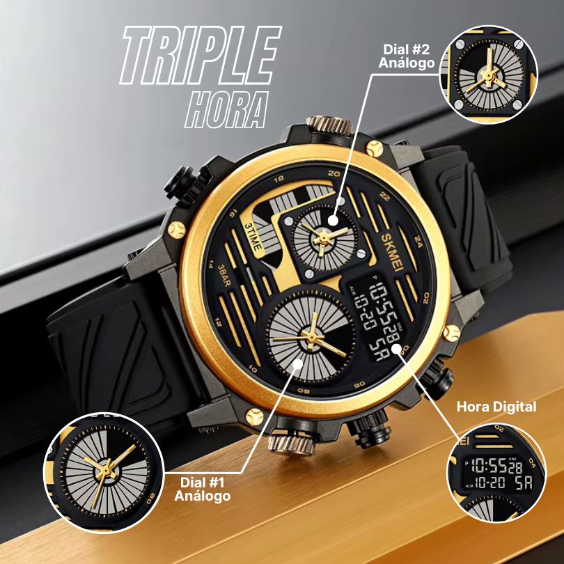 Scottie Triple Hora | Original + Estuche de Lujo